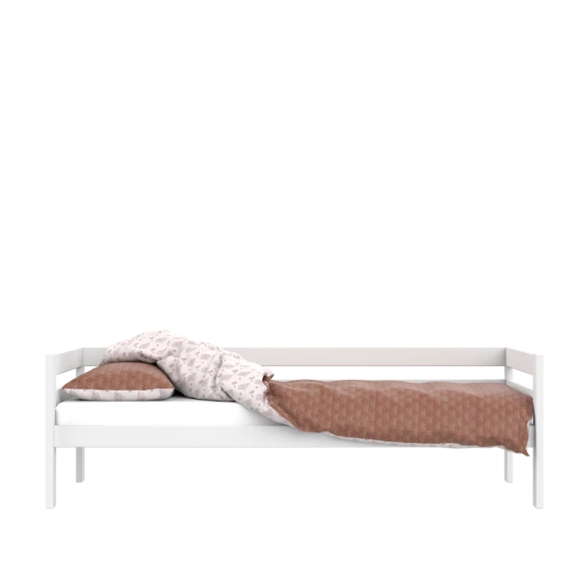 Lit simple pour enfant Lifetime Elements avec sommier à lattes standard en blanc