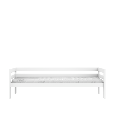 Lit simple pour enfant Lifetime Elements avec sommier à lattes standard en blanc
