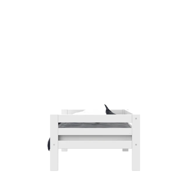 Lifetime Children's Single Bed Elements with standard slats in white