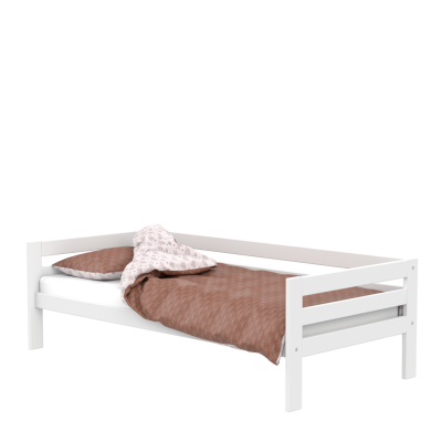 Lit simple pour enfant Lifetime Elements avec sommier à lattes standard en blanc