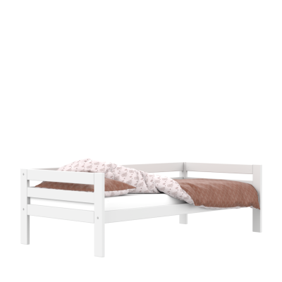 Lit simple pour enfant Lifetime Elements avec sommier à lattes standard en blanc