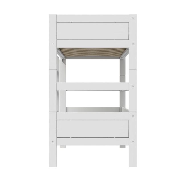 Lifetime bunk bed with deluxe slatted frame white