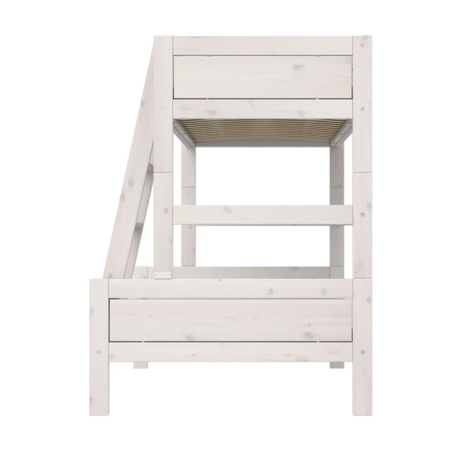 Lifetime Etagenbett FAMILY oben 90x200 unten 120x200 inkl. 2 Premium-Lattenroste Whitewash