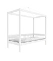 Lifetime Himmelbett mit Rahmen Breeze 90 x 200 und Premiumrollboden weiss