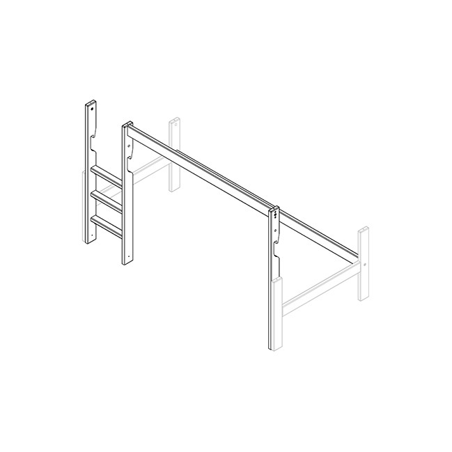 Seitenteile Und Gerade Leiter