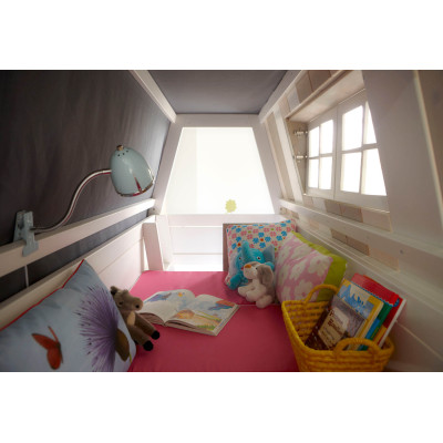 LifeTime-Kidsrooms  HANGOUT Etagenbett / Abenteuerbett mit Schrägleiter