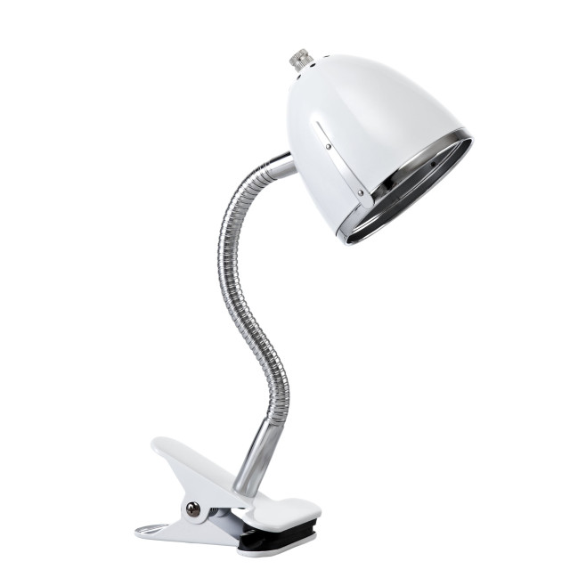 Lampe à pince blanc M/chrome edge