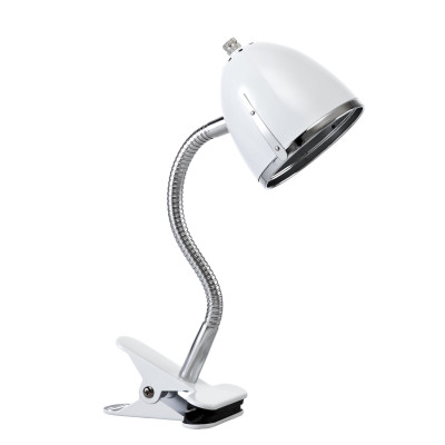 Lampe de serrage Lifetime blanc M / bord chromé