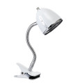 Lifetime Klemmlampe Weiss M/chrome Kante