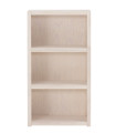 Lifetime shelf with 2 shelves H 120 x W 66.6 x D 35 cm whitewash