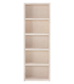 Lifetime shelf with 4 shelves H 197 x W 66.6 x D 35 cm whitewash