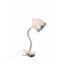 Klemmlampe Pink M/chrome Kante