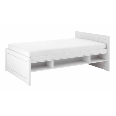 Module de rangement Lifetime pour lit superposé 90 / 120 cm laqué blanc