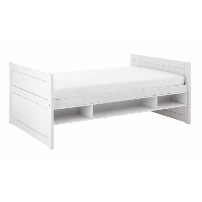 Module de rangement Lifetime pour lit superposé 90 / 120 cm laqué blanc