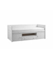 Lifetime bunk bed with roller floor whitewash