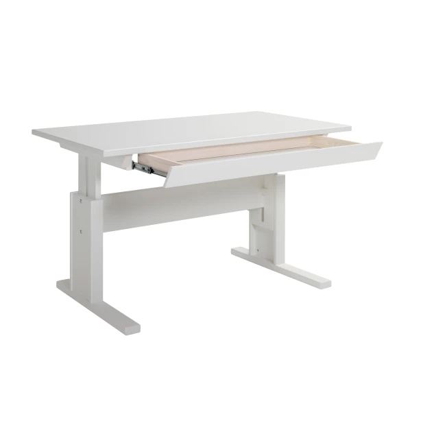 Höhenverstellbarer Schreibtisch mit S/lade - 120cm