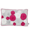 Coussin rectangulaire Lifetime Ibiza Bloom avec 16 roses