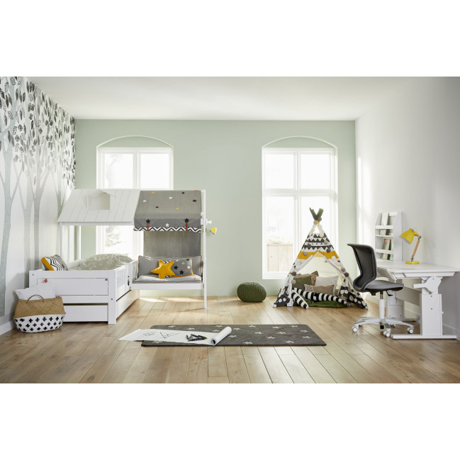 Beach House Corner-RL von LifeTime 90x200 cm, mit Bank und Roll-Lattenrost und Gratis-Matratze