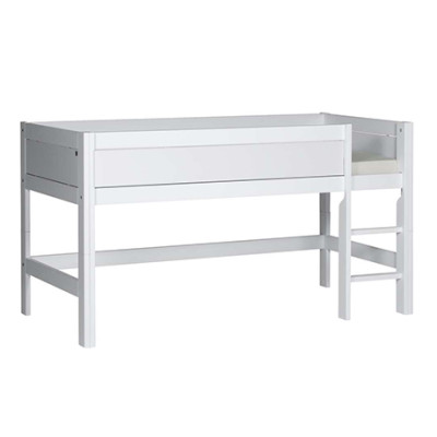 Lit mezzanine mini Lifetime avec sol enroulable blanc laqué