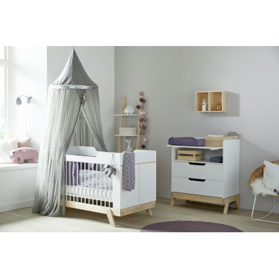 Lifetime - Lit combo chambre bébé 70 x 140cm et table à langer