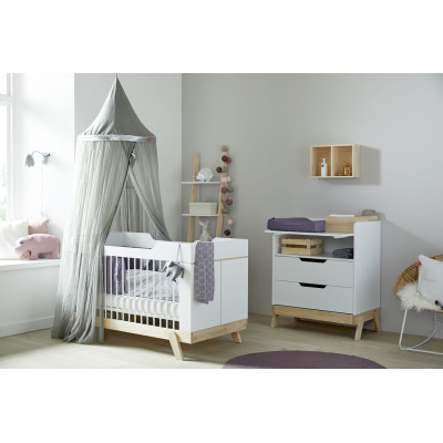 Lifetime - Baby room letto combinato 70 x 140cm e fasciatoio