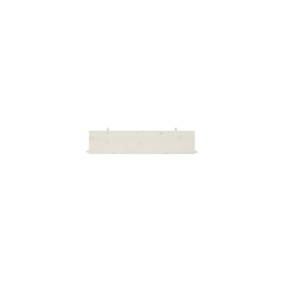 Piastra di copertura Lifetime per schermatura frontale per letti larghi 90 cm Whitewash