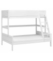 Lifetime bunk bed Family 90/140 with deluxe slatted frame white