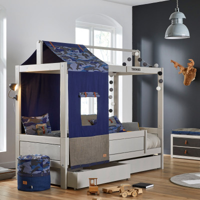 Lifetime Kinderzimmer Blue Camo Bett 90x200