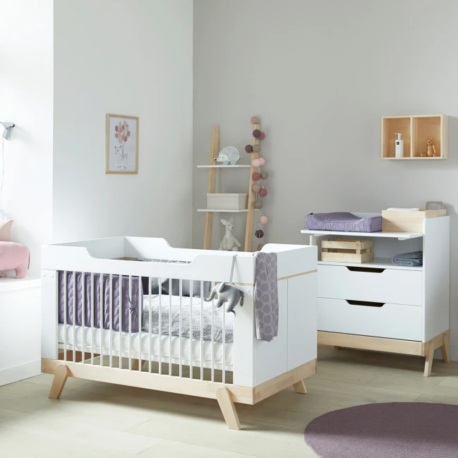 Lifetime - Baby room letto combinato 70 x 140cm e fasciatoio