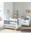 Lifetime - Babyzimmer Kombo Bett 70 x 140cm und Wickelkommode