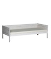 Letto base Lifetime 90x200 cm con cornice a doghe deluxe imbiancata
