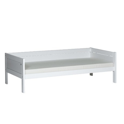 Letto base Lifetime 90x200 cm con cornice a doghe deluxe imbiancata