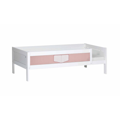 Letto base Lifetime 90x200 cm con cornice a doghe deluxe imbiancata