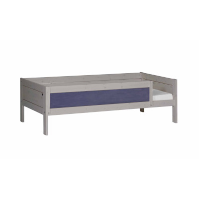 Letto base Lifetime 90x200 cm con cornice a doghe deluxe imbiancata