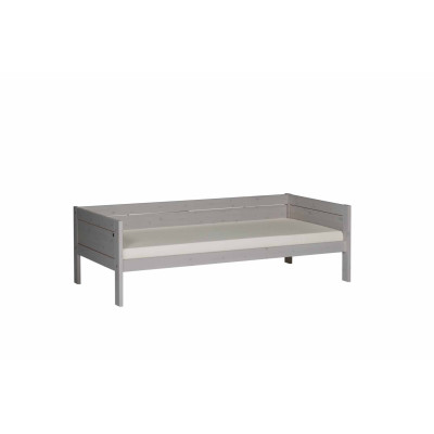 Letto base Lifetime 90x200 cm con cornice a doghe deluxe imbiancata