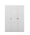 Lifetime 3-door cabinet 150 cm with swing doors & shelves whitewash