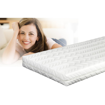 Matelas pour enfants en mousse First Poly 40%, 90x200 cm, hauteur 13 cm, avec un lit bébé