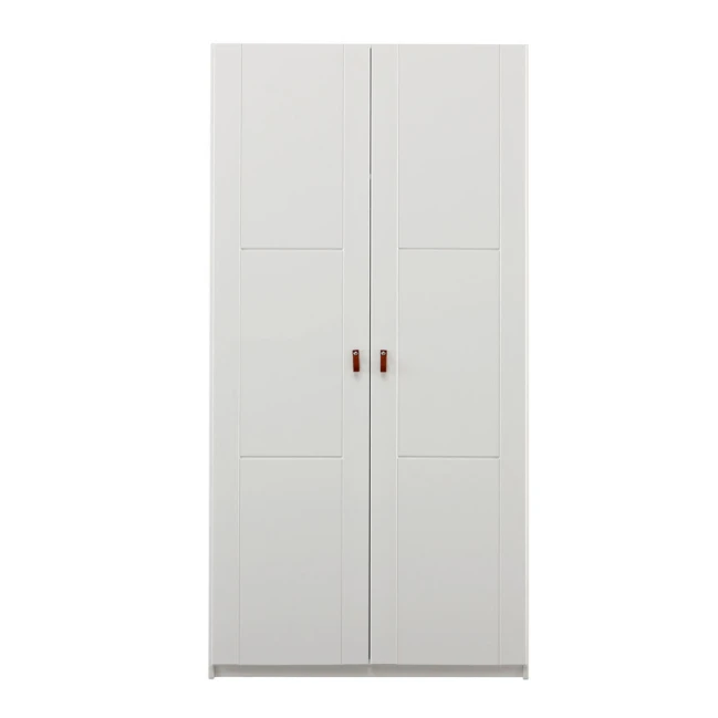 Armoire 2 portes Lifetime, 100 cm de large avec 2 portes et division blanche