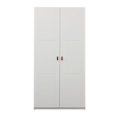 Armoire 2 portes Lifetime, 100 cm de large avec 2 portes et division blanche