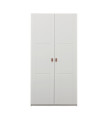 Lifetime 2-door cabinet, 100 cm wide with 2 doors & division white