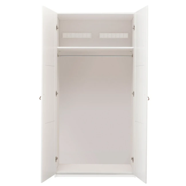 Lifetime 2-türiger Schrank 100 cm mit 2 Türen & Einteilung