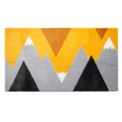 Tapis Lifetime Mountain Trip Jaune 100 x 180 cm