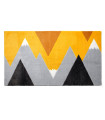 Tapis Lifetime Mountain Trip Jaune 100 x 180 cm