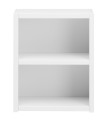 Lifetime shelf with 1 bottom H 82 x W 66,6 x D 35 cm white