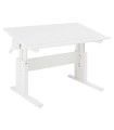 Bureau Lifetime réglable en hauteur / inclinable blanc