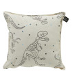 Lifetime Square Cushion Dino's and Dots
