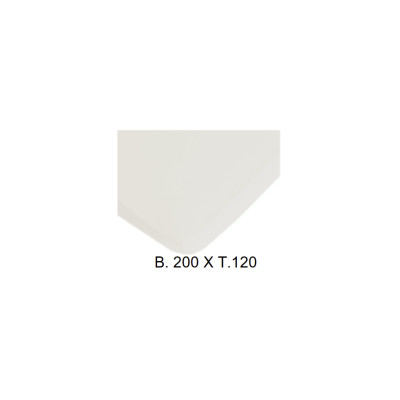 Drap-housse Lifetime 120, blanc élastique