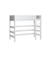 Lifetime loft bed with rolling floor white