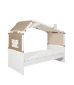 Lifetime Cool Kids Bed with Hut Surf white