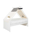 Lifetime Cool Kids Day Bed avec Tipi Superhero blanc